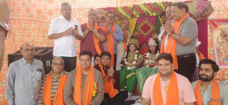 वीर भारत क्लब द्वारा 77वीं श्री कृष्ण रथ यात्रा महोत्सव का भव्य शुभारंभ