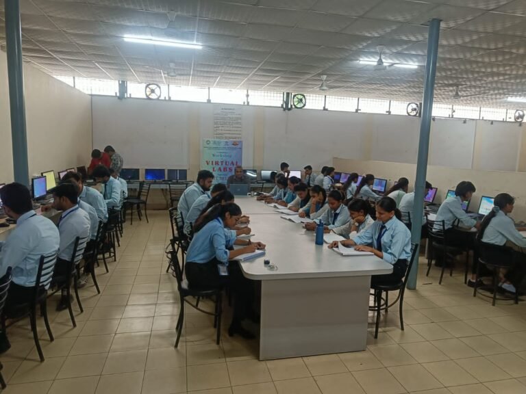 आईआईटी दिल्ली से Virtual Lab Nodal Centre की स्वीकृति के पश्चात कार्यशाला आयोजित