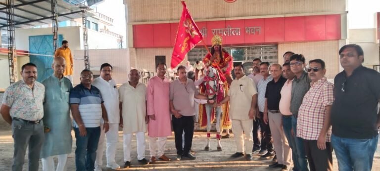शताब्दी वर्ष श्री रामलीला महोत्सव: नई मंडी में धूमधाम से निकाली गई भव्य ध्वज यात्रा 🚩