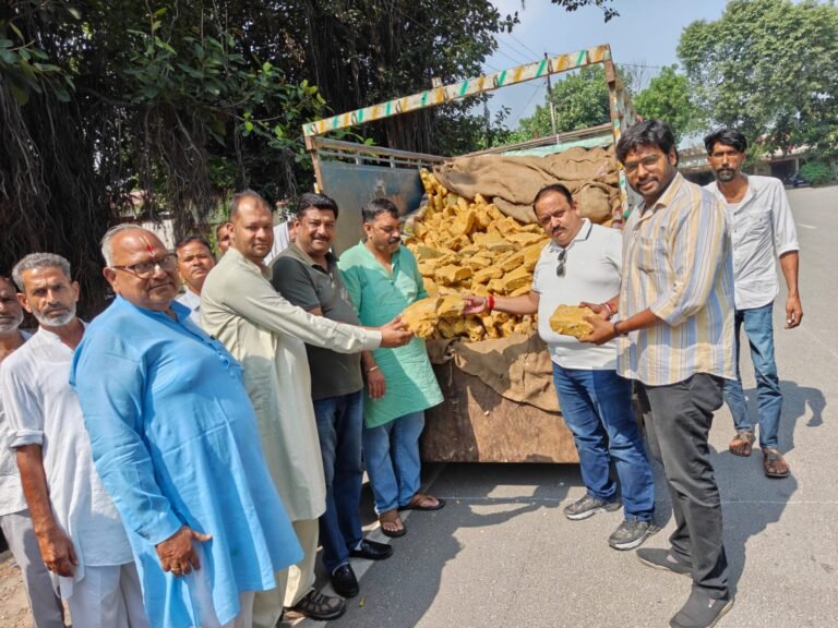 नवीन मंडी में नए गुड़ की आवक शुरू, ₹2100 प्रति मन खुला भाव