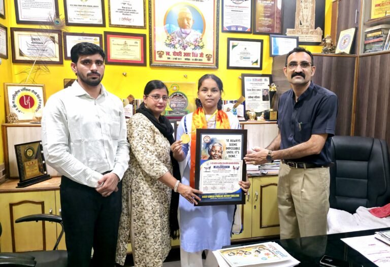 ताइक्वांडो में होली चाइल्ड की वंशिका ने जीता कांस्य पदक