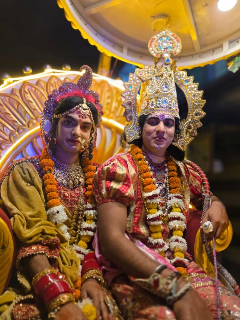 श्री रामपुरी रामलीला कमेटी द्वारा आयोजित श्री रामलीला में सीता स्वयंवर का मंचन