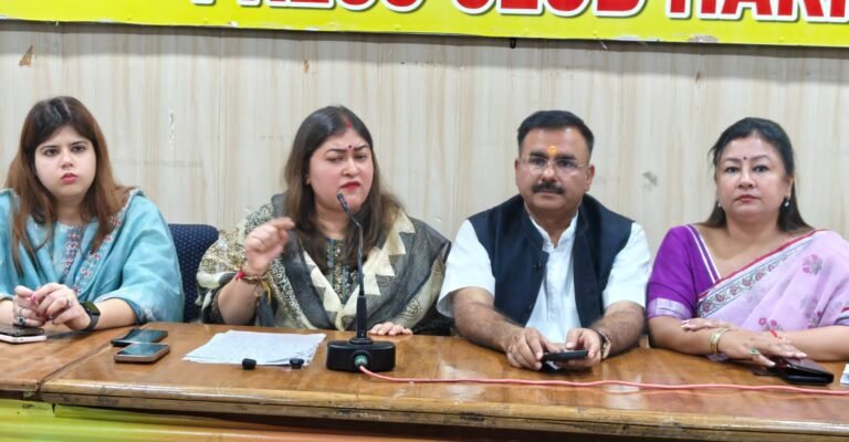अंकिता भंडारी प्रकरण और वोट चोरी को लेकर कांग्रेस प्रवक्ता डा.रागिनी नायक ने साधा भाजपा पर निशाना
