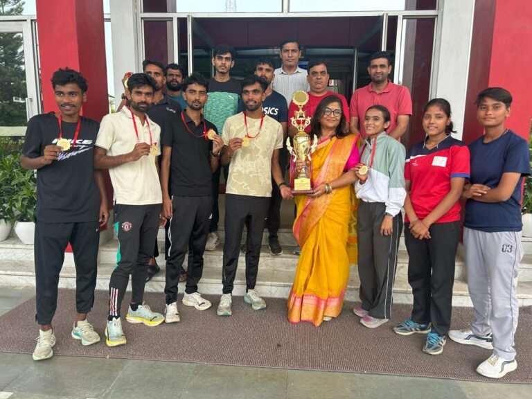 श्रीराम कॉलेज बना अंतर महाविधालय क्रॉस कंट्री विजेता